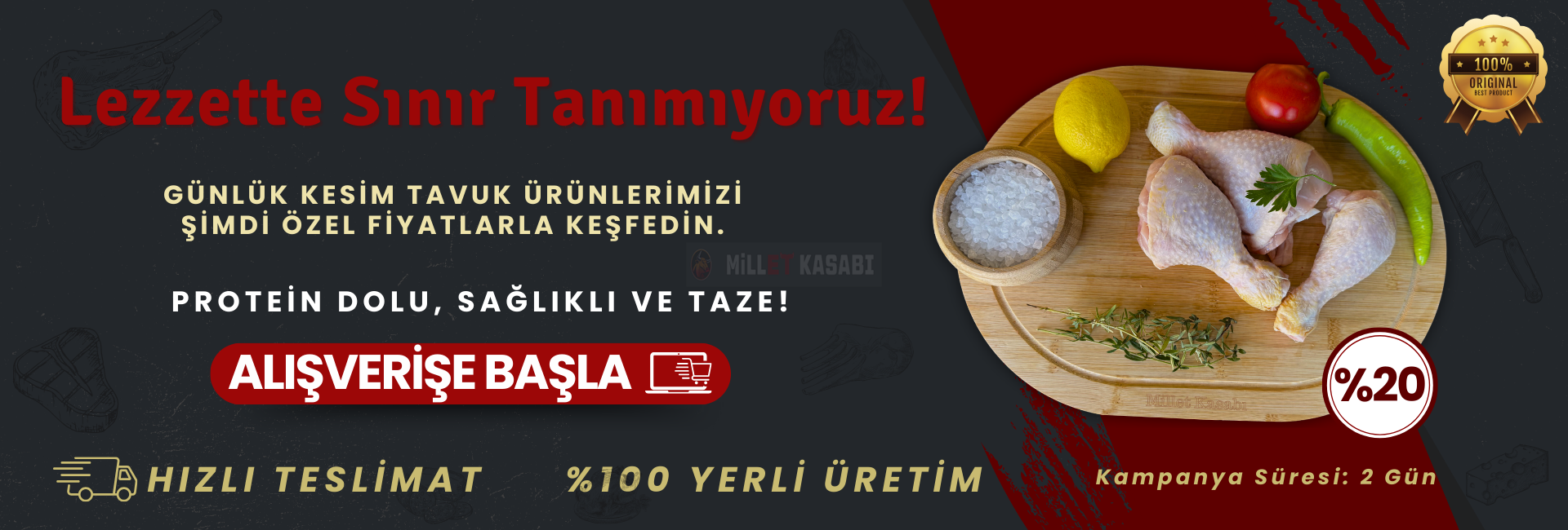 Millet Kasabı | Tavuk Baget